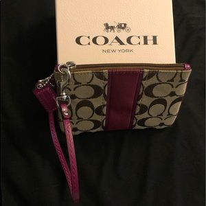 Vintage Coach Wristlet